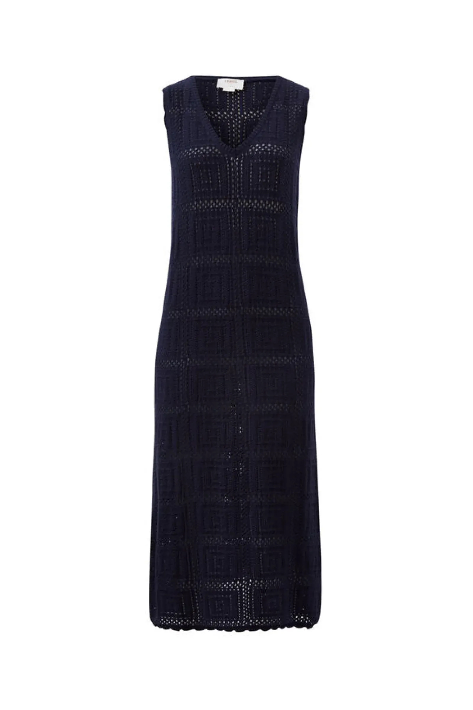 Women Ceres Life Square Knit Midi Tank Dress - New Navy