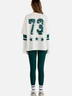 Women Ena Pelly 73 Long Sleeve Tee - Vintage White