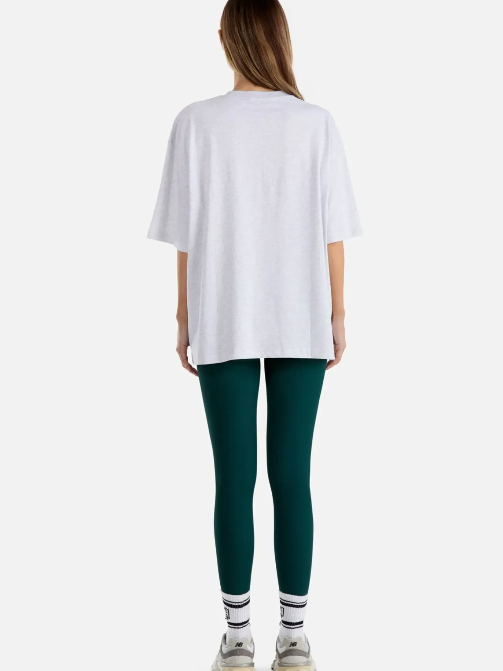 Women Ena Pelly Athletic Tee - White Marle