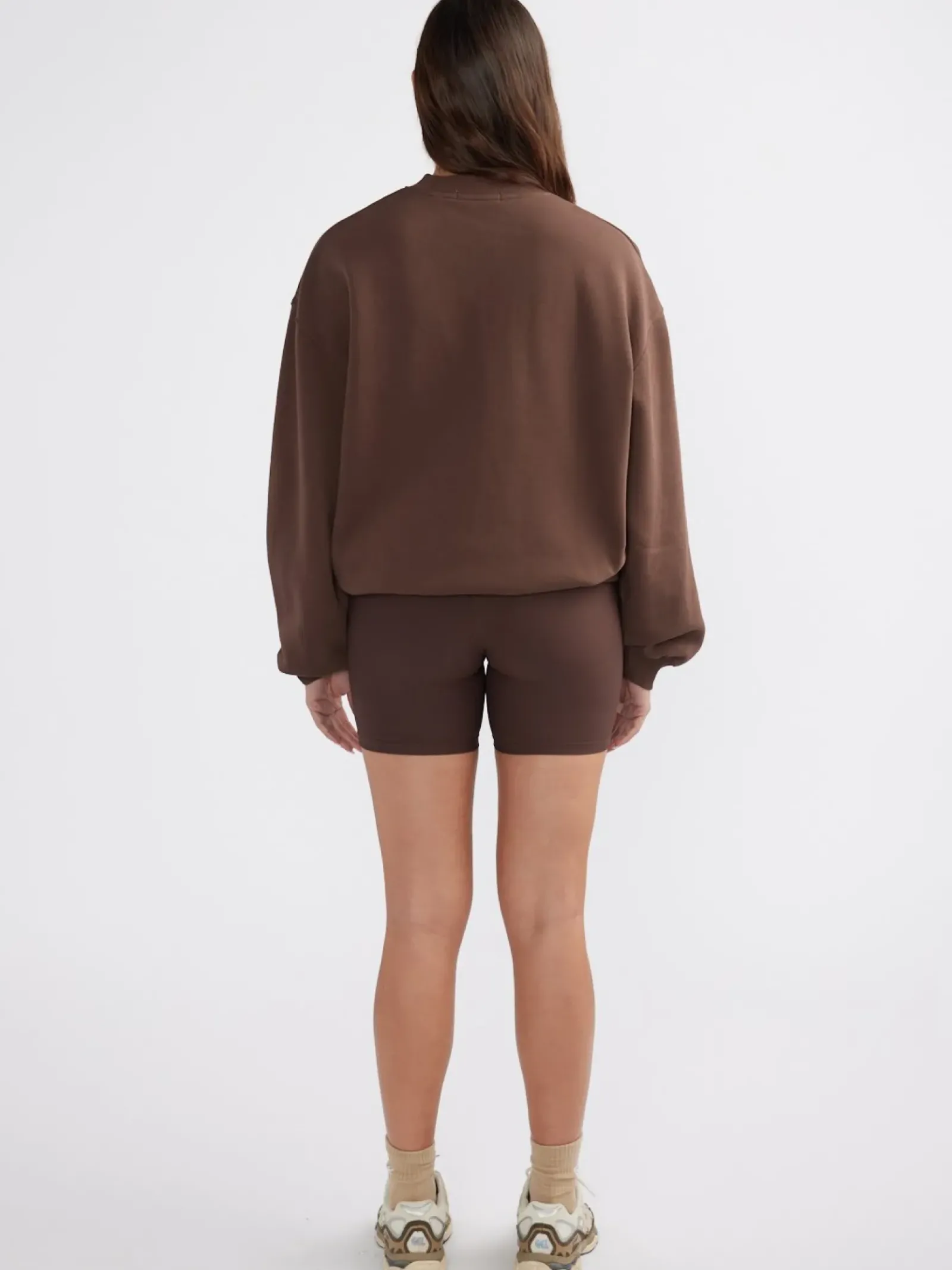 Women Ena Pelly Classic Collegiate Sweatshirt - Mocha