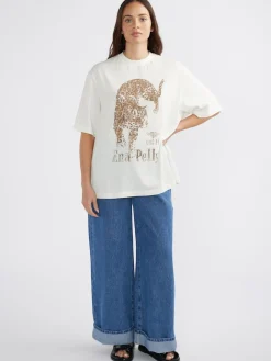 Women Ena Pelly Jaguar Tee - Vintage White