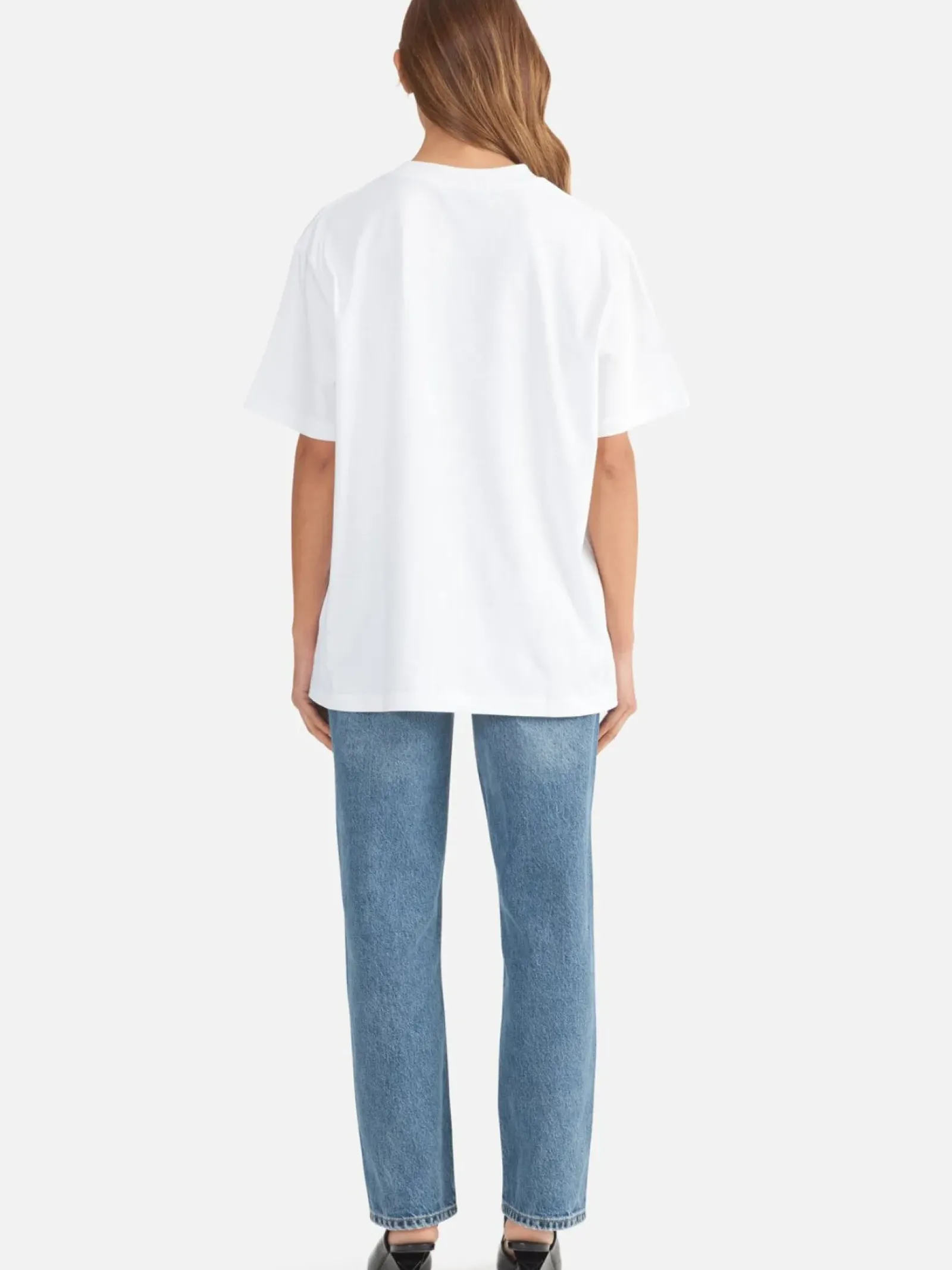 Women Ena Pelly Lexi Monogram Tee White