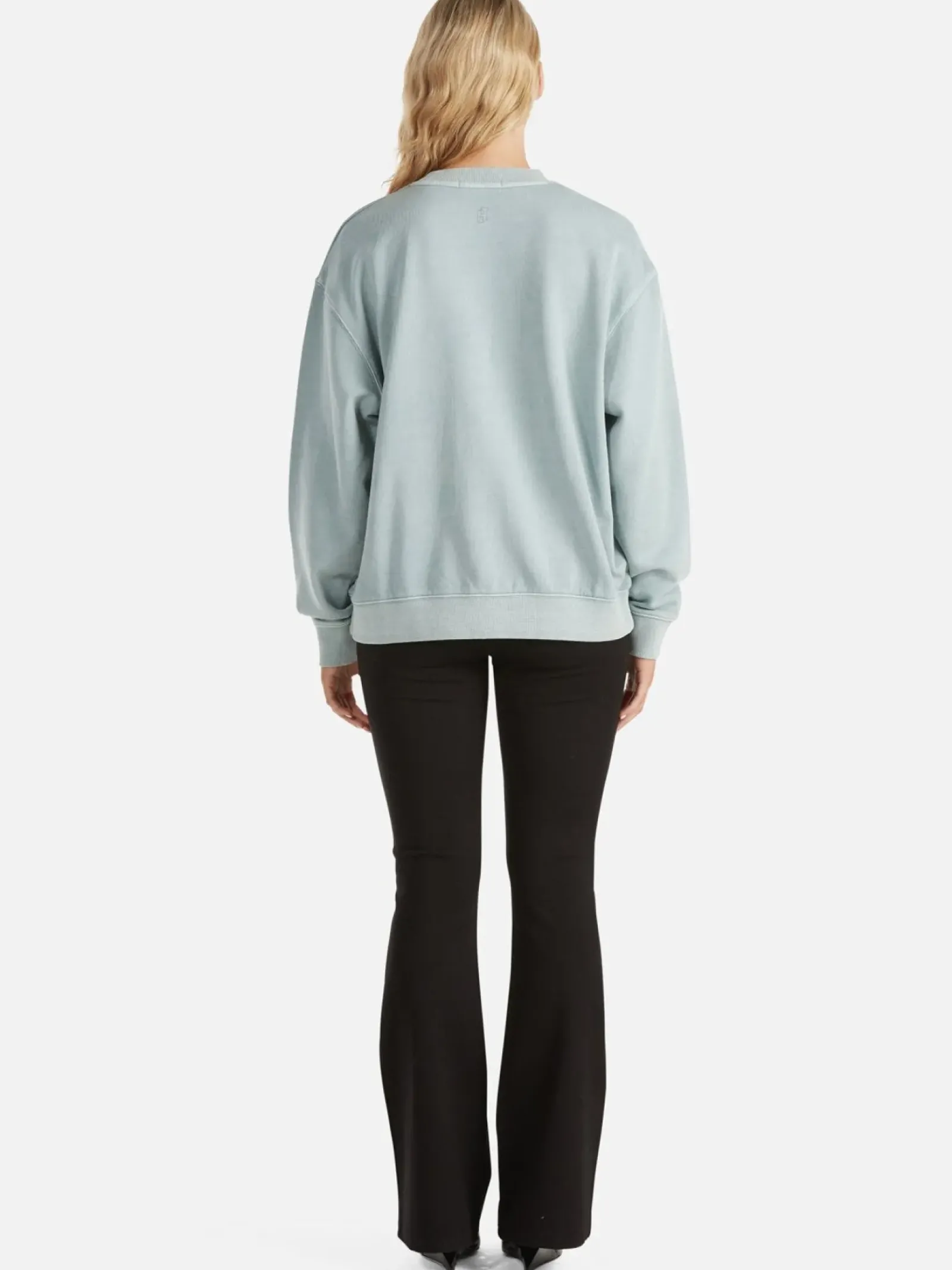 Women Ena Pelly Lilly Oversized Sweater City - Seafoam Wash