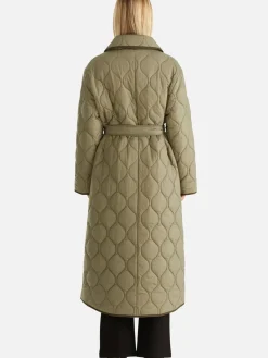Women Ena Pelly Louise Quilted Puffer Jacket - Hunter Green