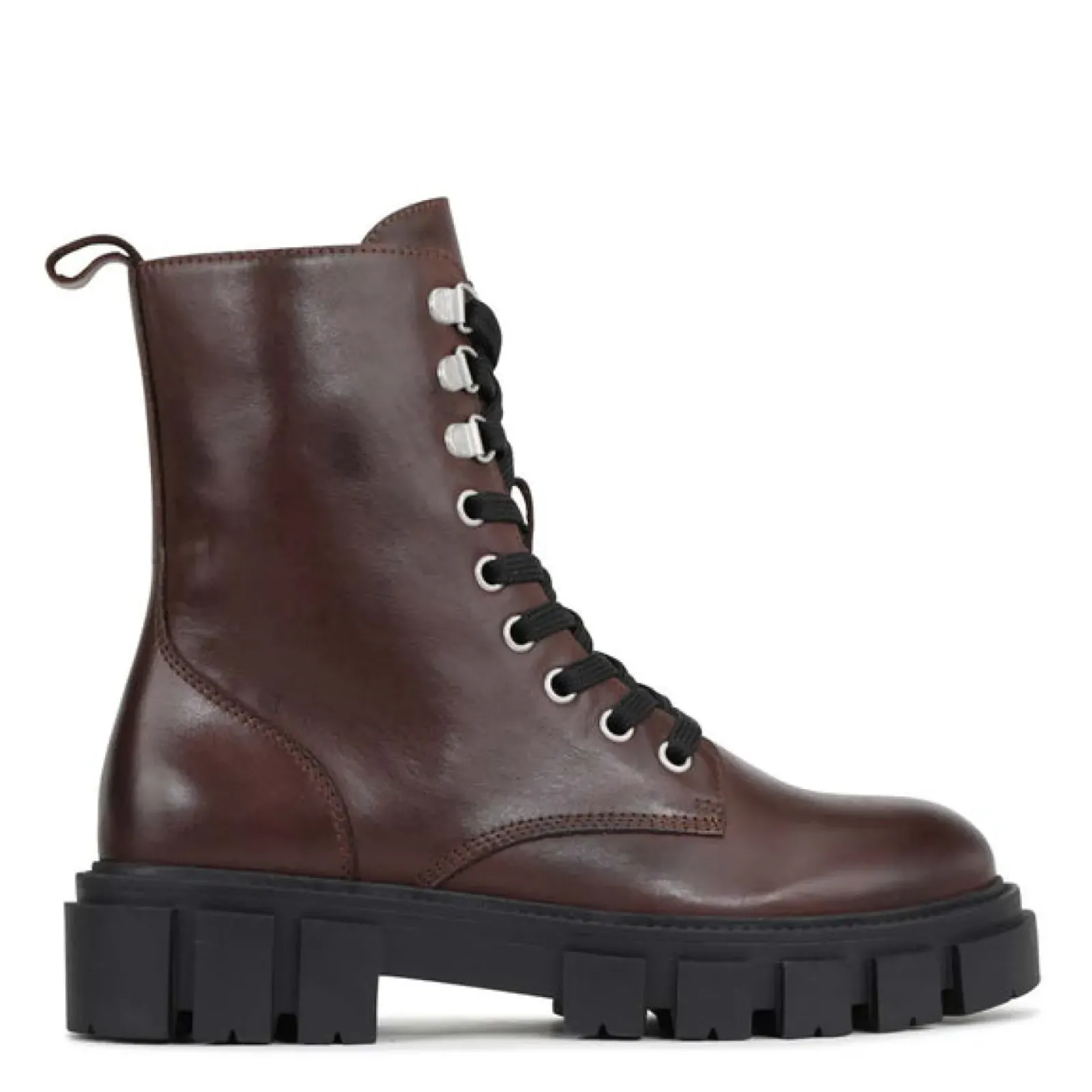 EOS Melbourne EOS Feature Leather Boot - Chestnut