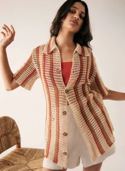 Women Esmaee Saint Tropez Shirt - Natural Stripe