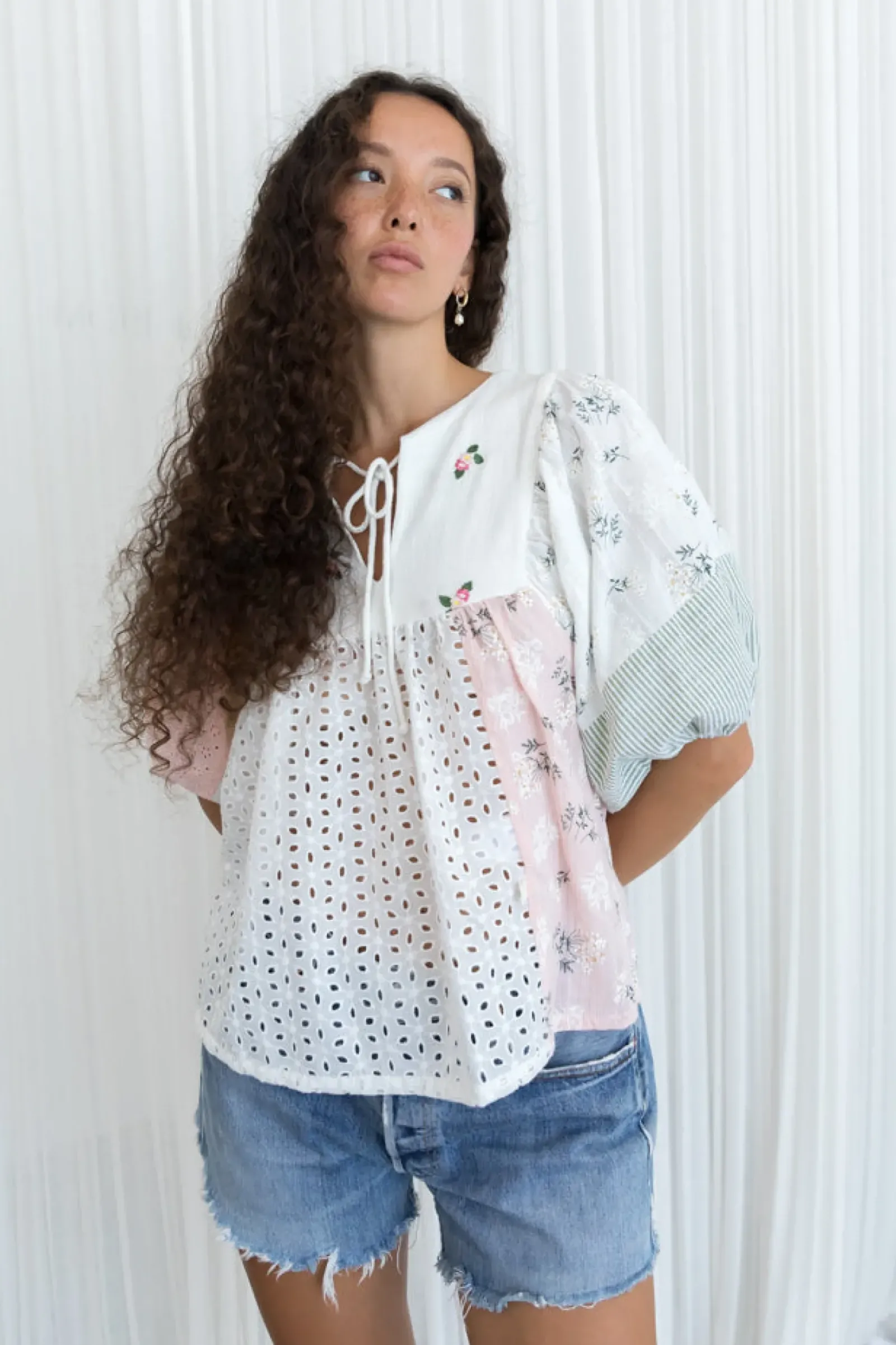 Women Fabrik Heirloom Top - Bramble Patchwork