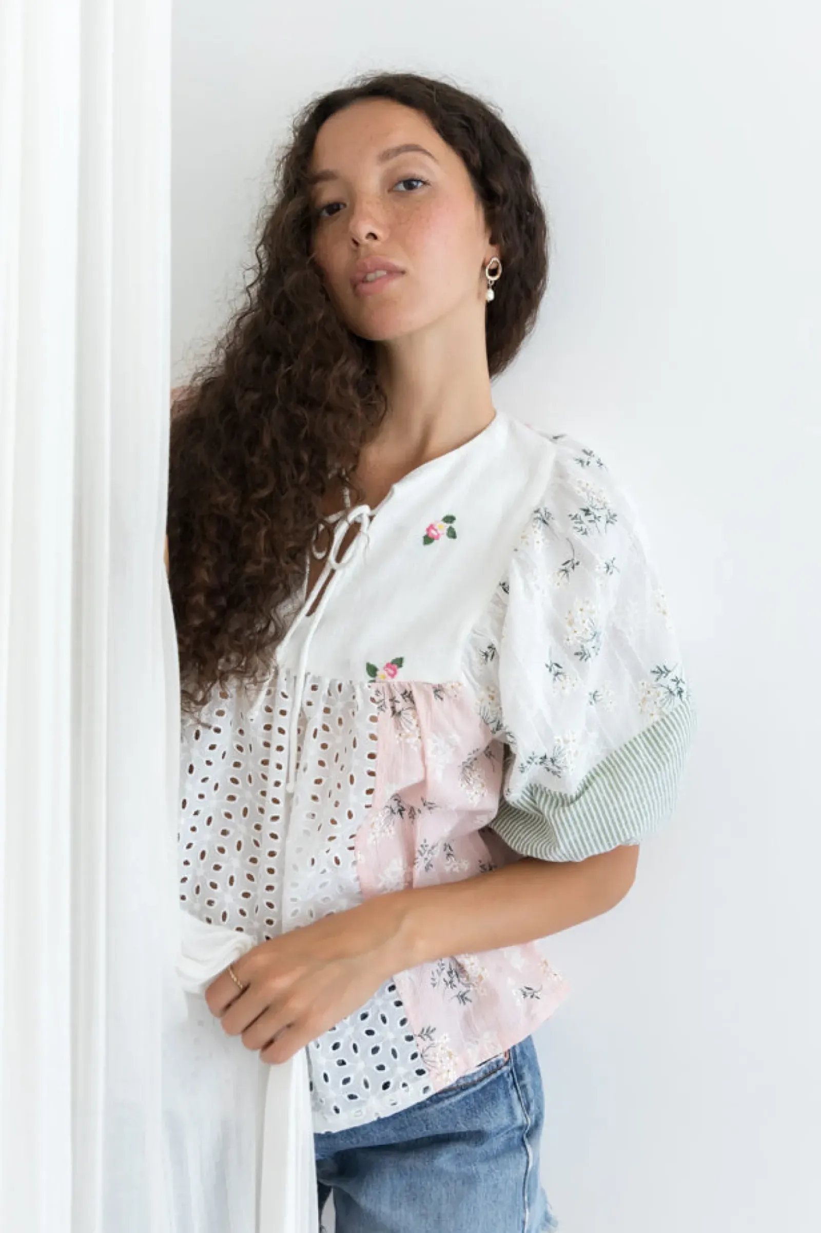 Women Fabrik Heirloom Top - Bramble Patchwork