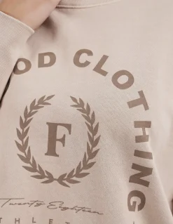 Women Foxwood Medalion Crew - Oatmeal