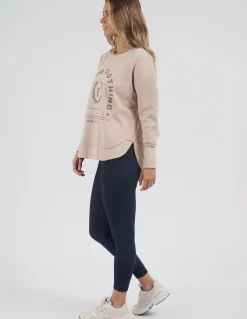 Women Foxwood Medalion Crew - Oatmeal