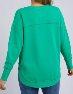 Women Foxwood Simplified Crew - Bright Green