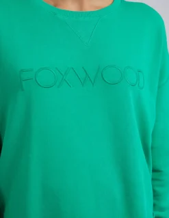 Women Foxwood Simplified Crew - Bright Green