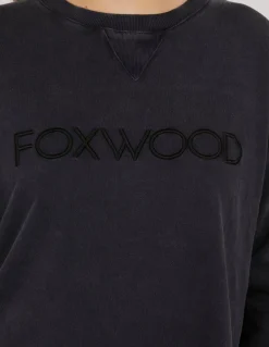 Women Foxwood Simplified Crew- Washed Navy