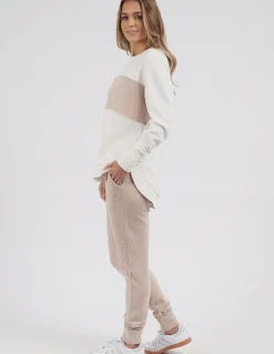 Women Foxwood Simplified Tonal Crew - Sage