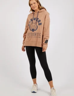Women Foxwood Varsity Hoody - Latte