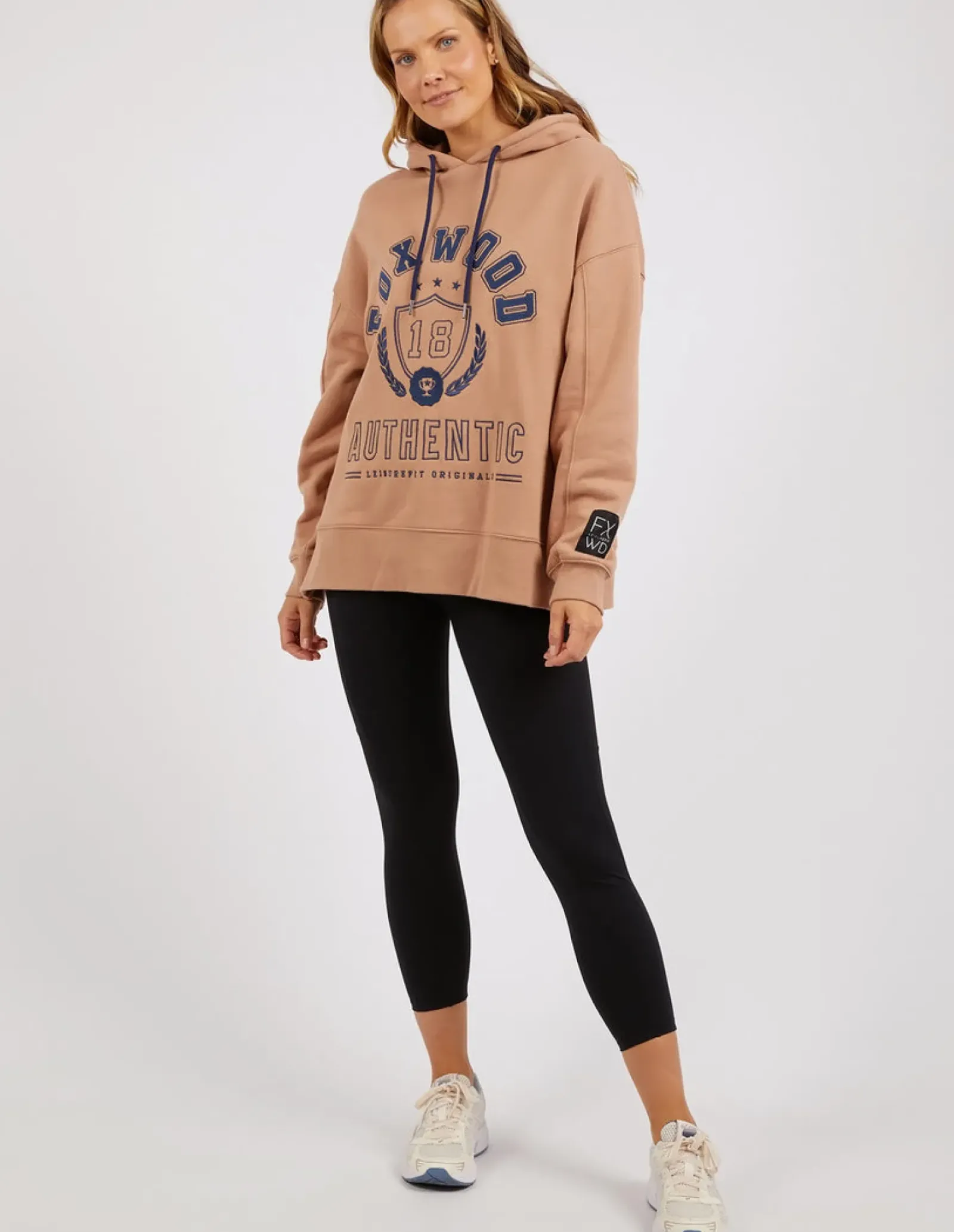 Women Foxwood Varsity Hoody - Latte