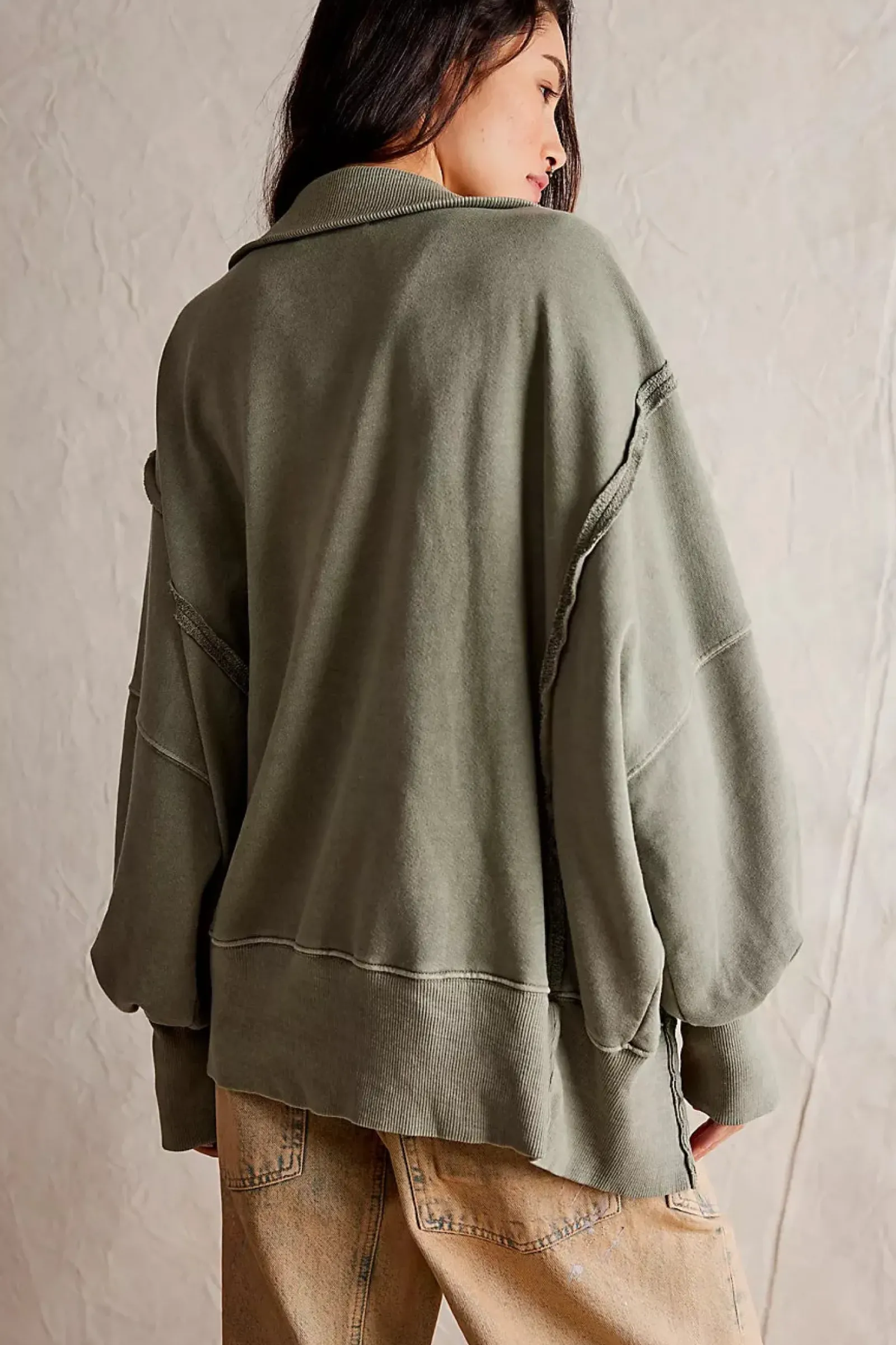 Women Free People Camden Henley - Laurel Oak