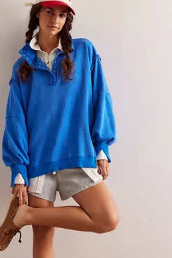 Women Free People Camden Henley - Lake Victoria