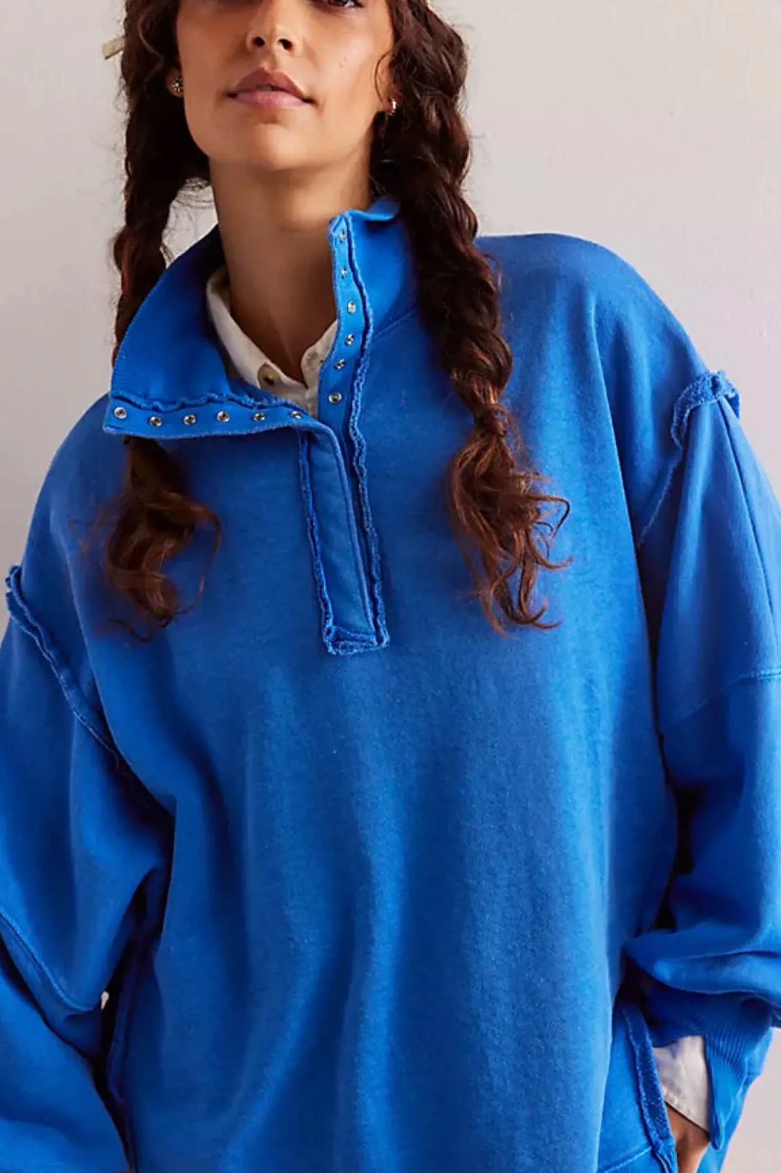 Women Free People Camden Henley - Lake Victoria