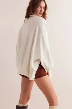 Women Free People Camden Henley - Optic White