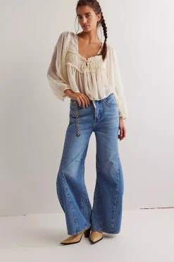 Women Free People Eden High Slouchy Jean - Homefree
