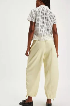 Women Free People Hadley Poplin Pant - Khaki Chino
