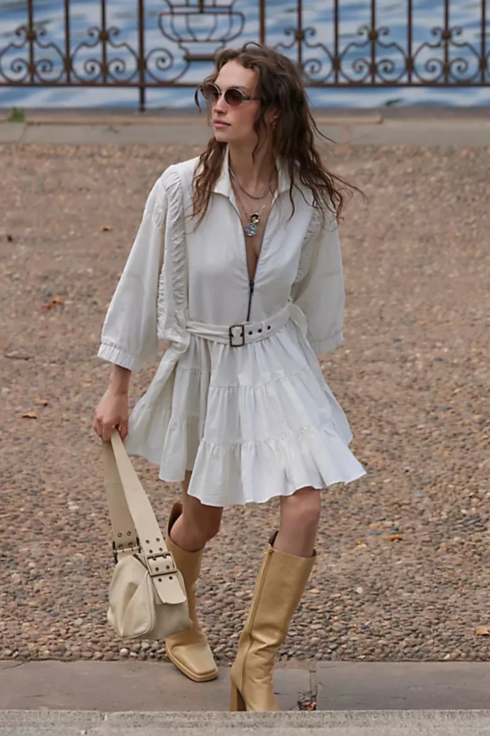 Women Free People Hampton Mini - Ivory