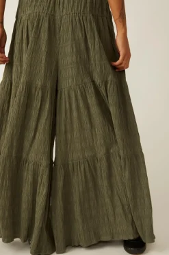 Women Free People In Paradise Wide Leg Pant - Dried Basil