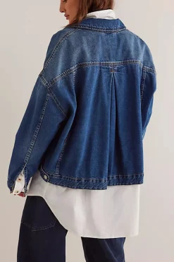Women Free People Opal Swing Denim Jacket - Got The Blues