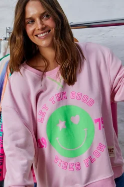 Women Hammill & Co Hammil & Co Happy Sweat - Pink