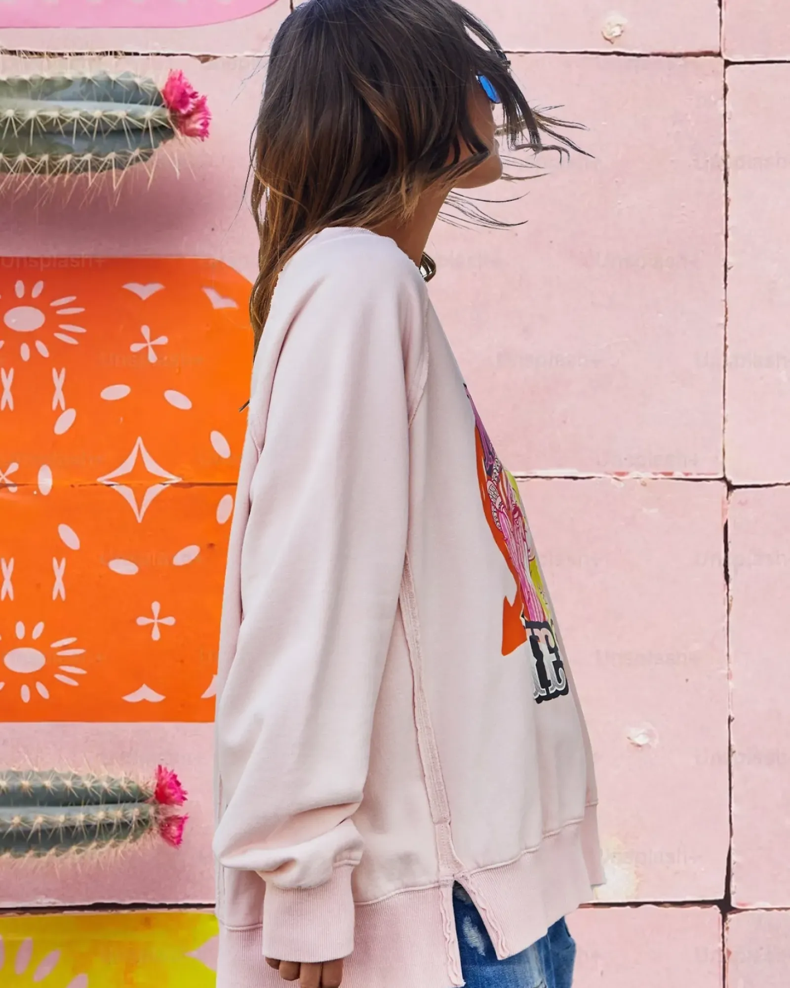 Women Hammill & Co Hammill & Co Vintage Fiesta Sweat - Pink