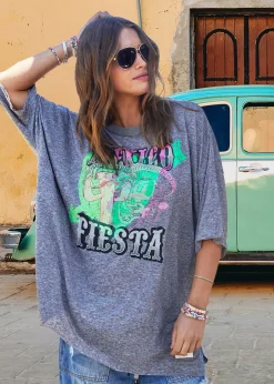 Women Hammill & Co Hammill & Co Vintage Fiesta Tee - Grey