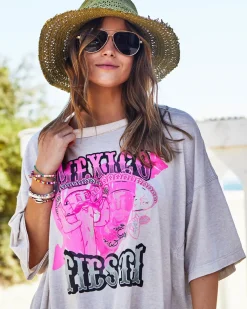 Women Hammill & Co Hammill & Co Vintage Fiesta Tee - Natural