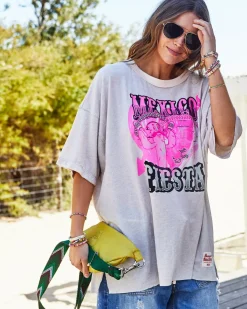 Women Hammill & Co Hammill & Co Vintage Fiesta Tee - Natural