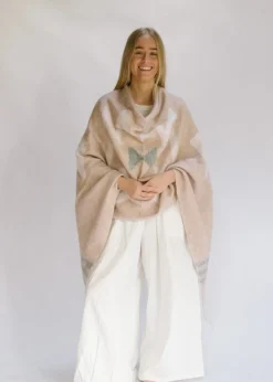 Women Hobo & Hatch Hobo & Hatch Aztec Poncho- Vanilla