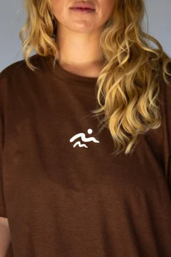 Women Hobo & Hatch Hobo & Hatch Coast Tee - Chocolate