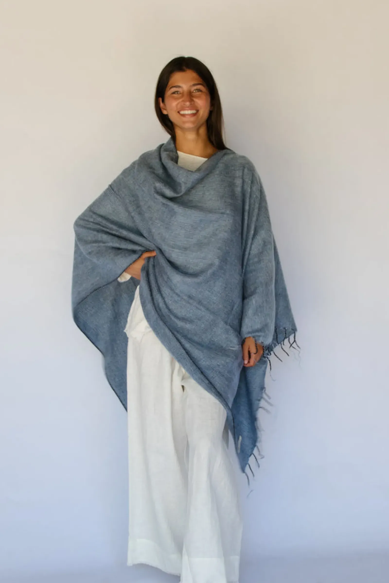 Women Hobo & Hatch Hobo & Hatch Poncho- Denim