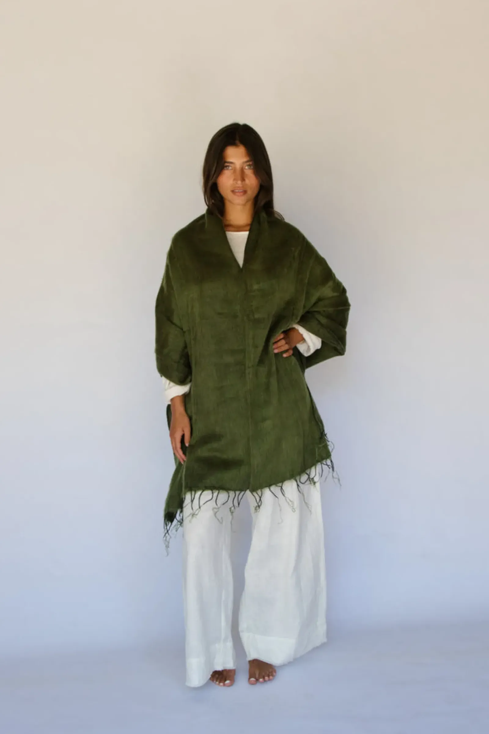 Women Hobo & Hatch Hobo & Hatch Poncho- Thyme