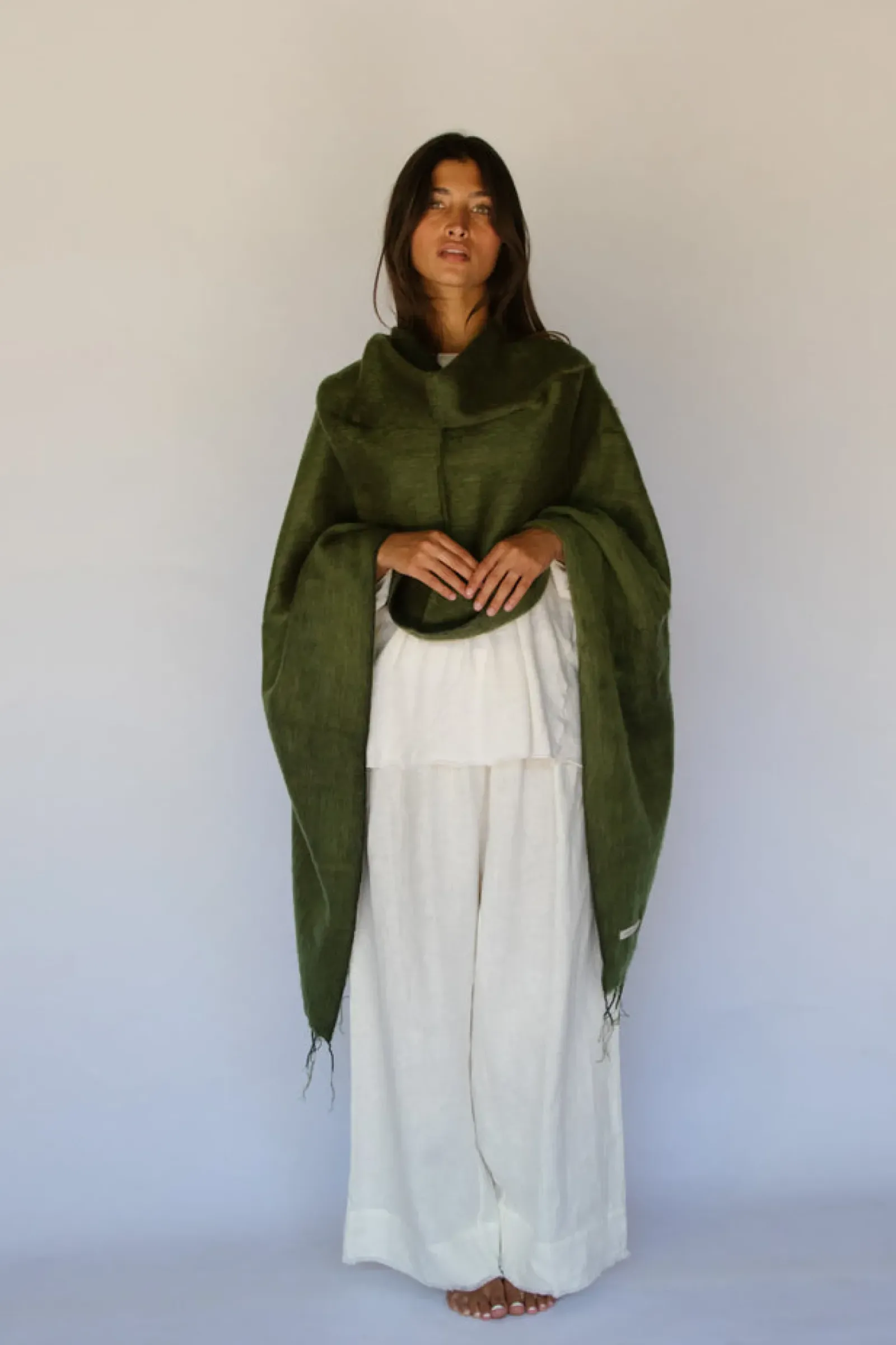 Women Hobo & Hatch Hobo & Hatch Poncho- Thyme