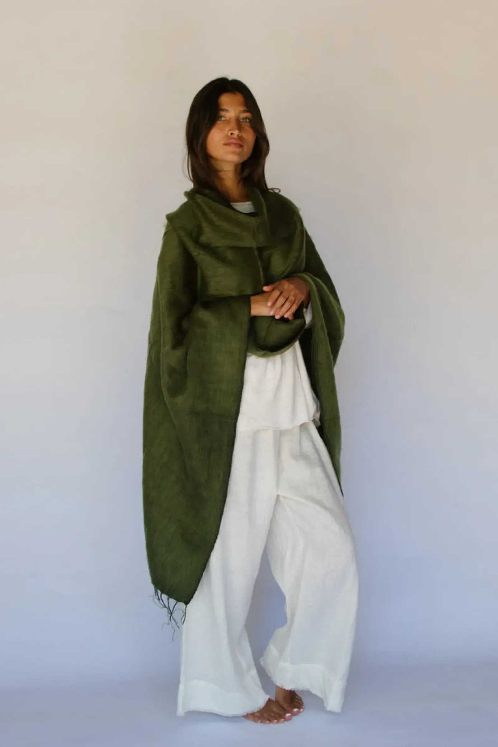 Women Hobo & Hatch Hobo & Hatch Poncho- Thyme