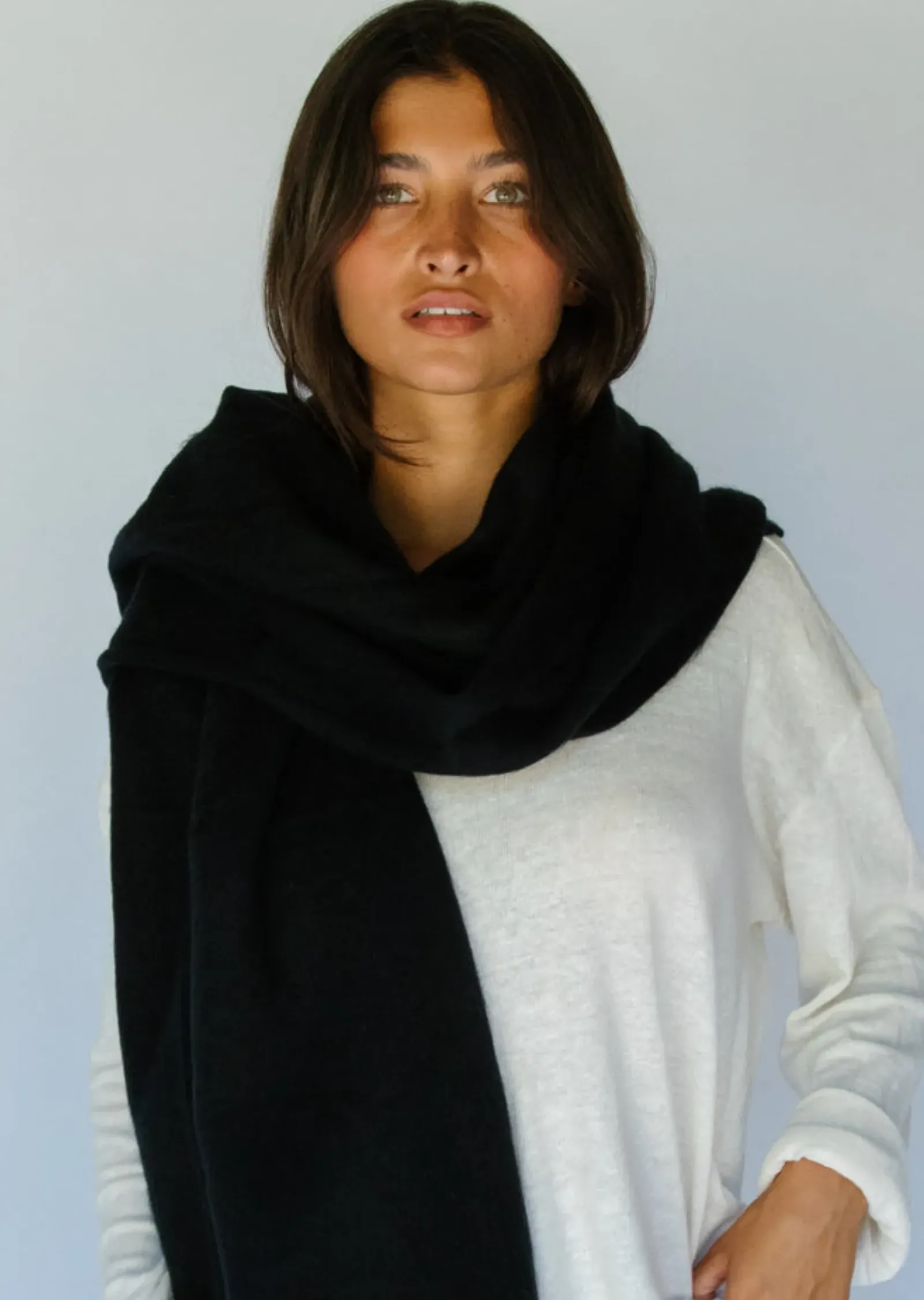 Women Hobo & Hatch Hobo & Hatch Scarf- Black