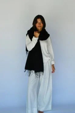 Women Hobo & Hatch Hobo & Hatch Scarf- Black