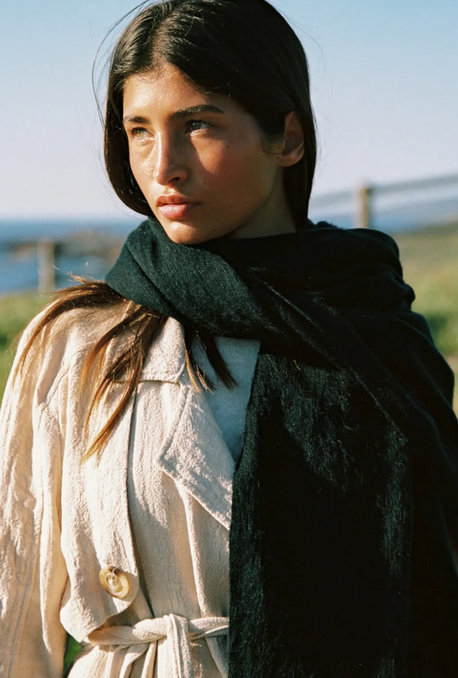 Women Hobo & Hatch Hobo & Hatch Scarf- Black