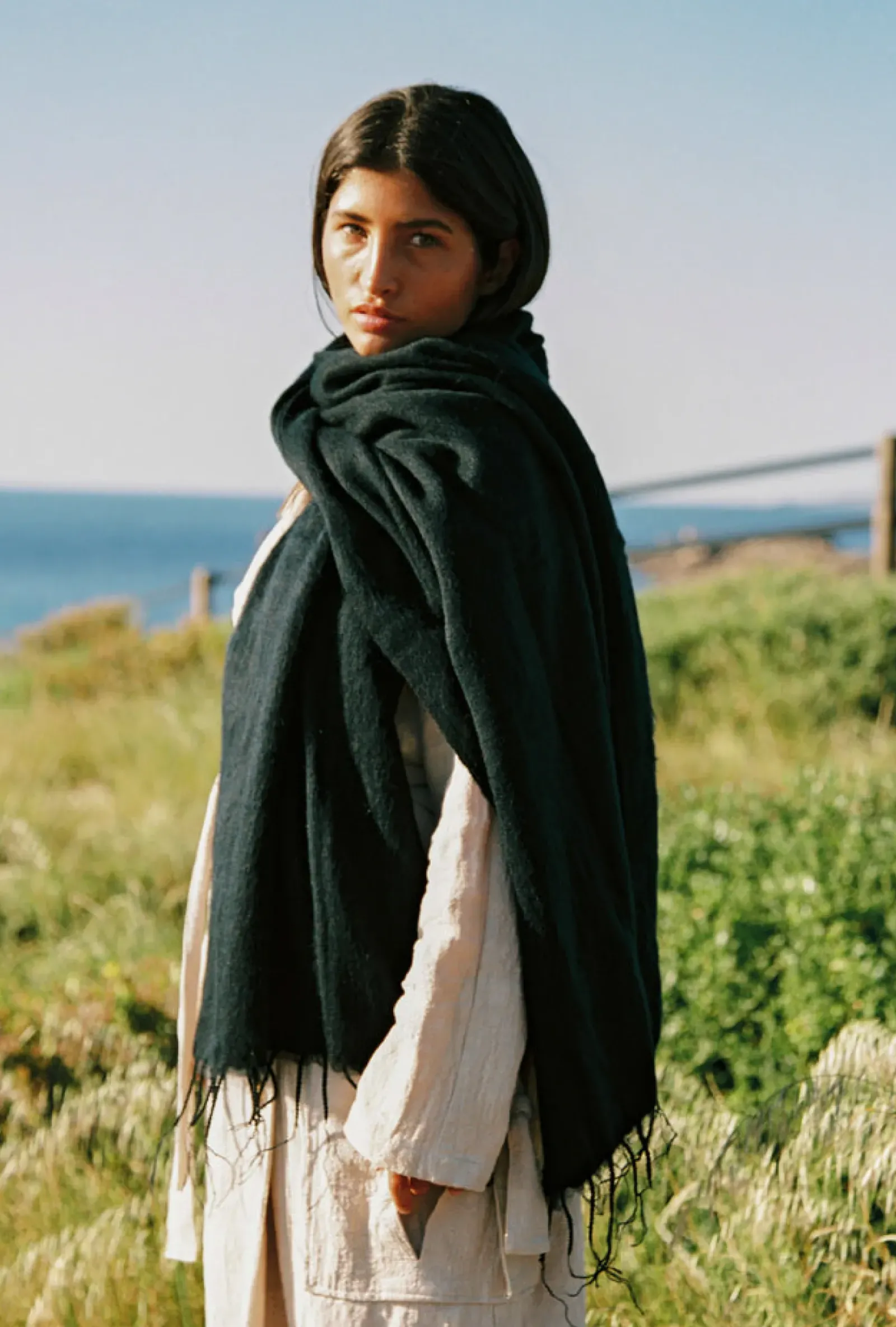 Women Hobo & Hatch Hobo & Hatch Scarf- Black