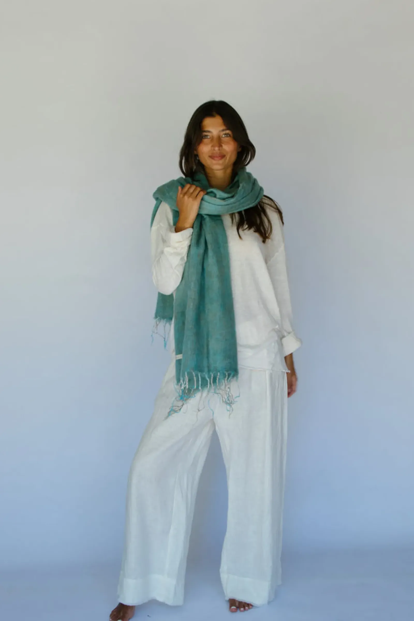 Women Hobo & Hatch Hobo & Hatch Scarf- Marine