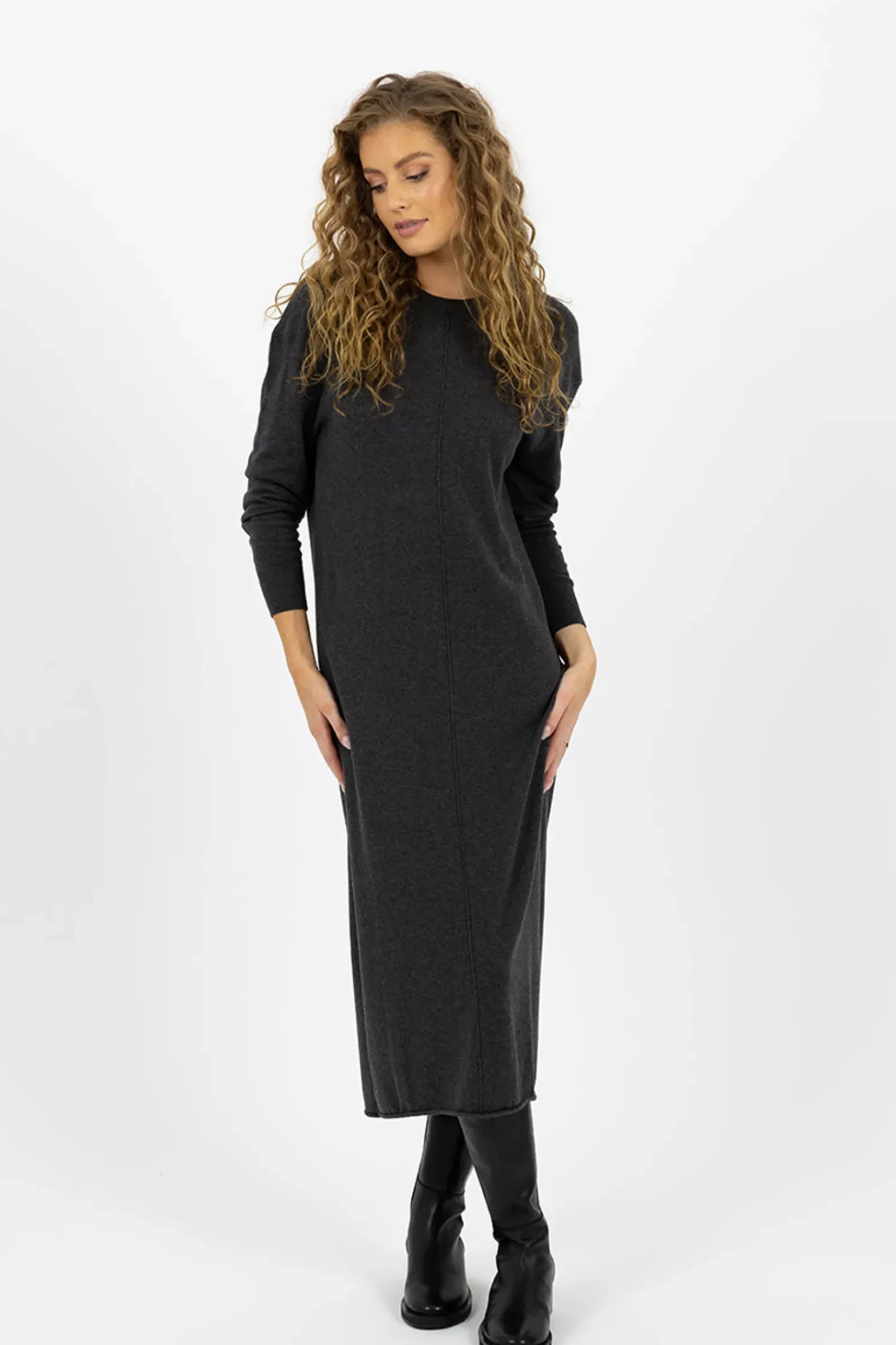 Women Humidity Elena Dress - Charcoal