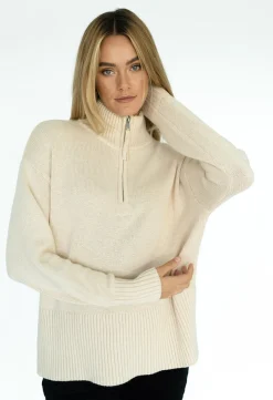 Women Humidity Gabriel Zip Jumper - Sand