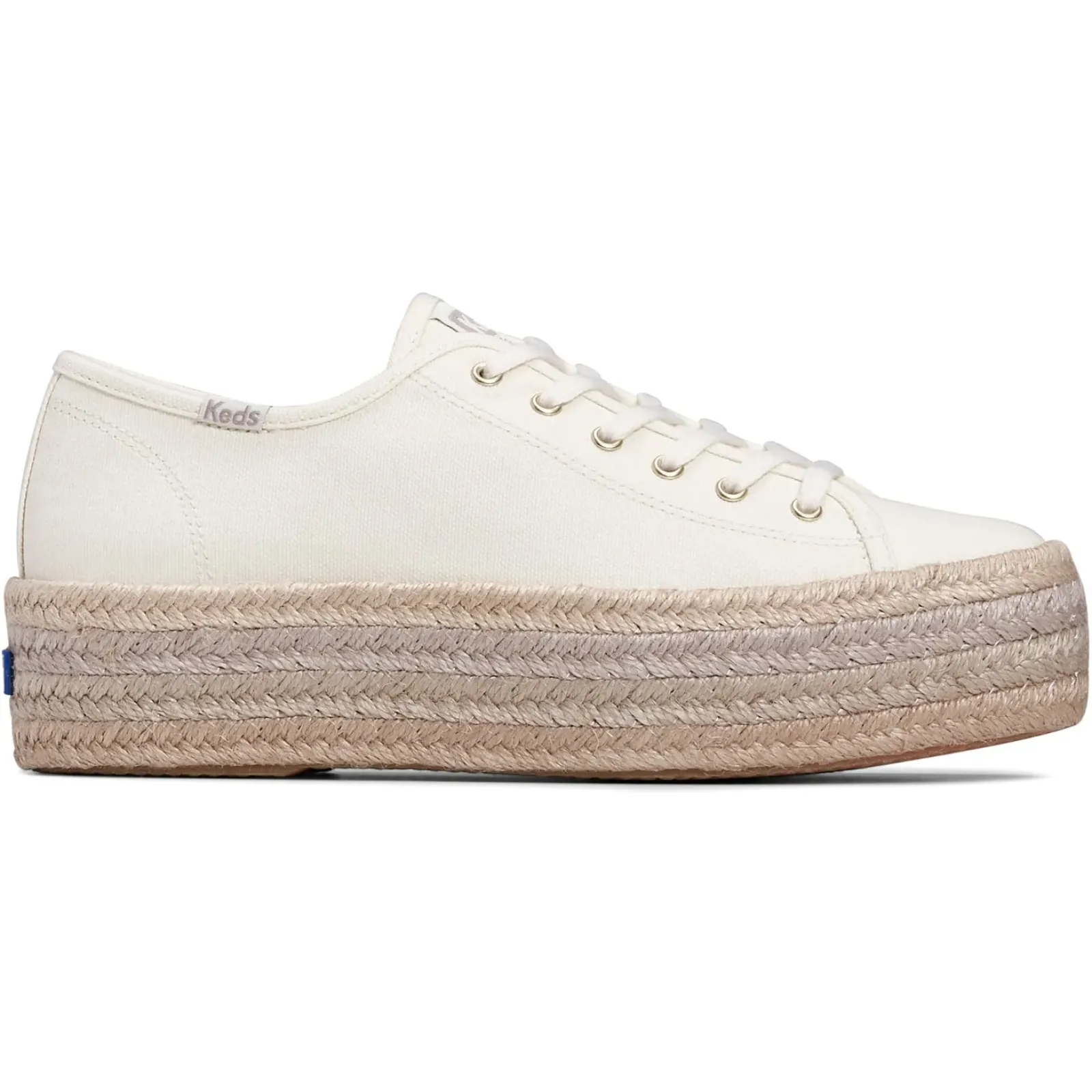 Keds Tripe Up Canvas Jute Foxing - Natural