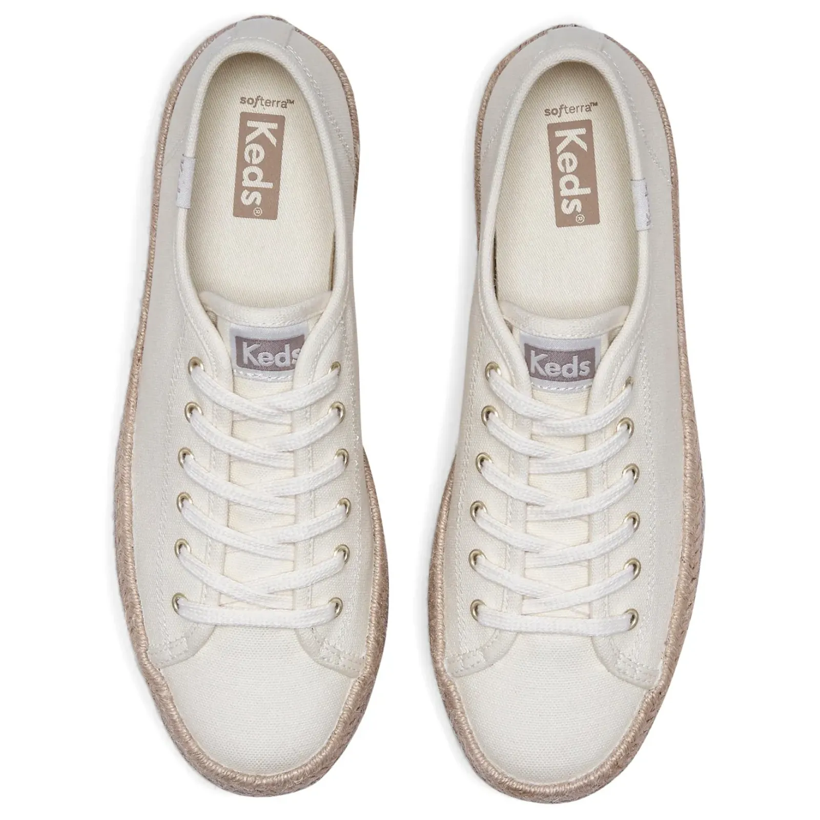 Keds Tripe Up Canvas Jute Foxing - Natural
