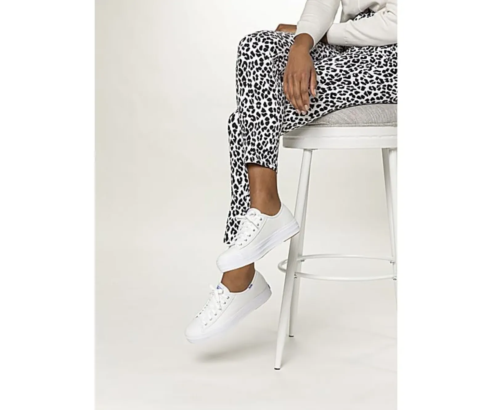 Keds Triple Kick Leather- White